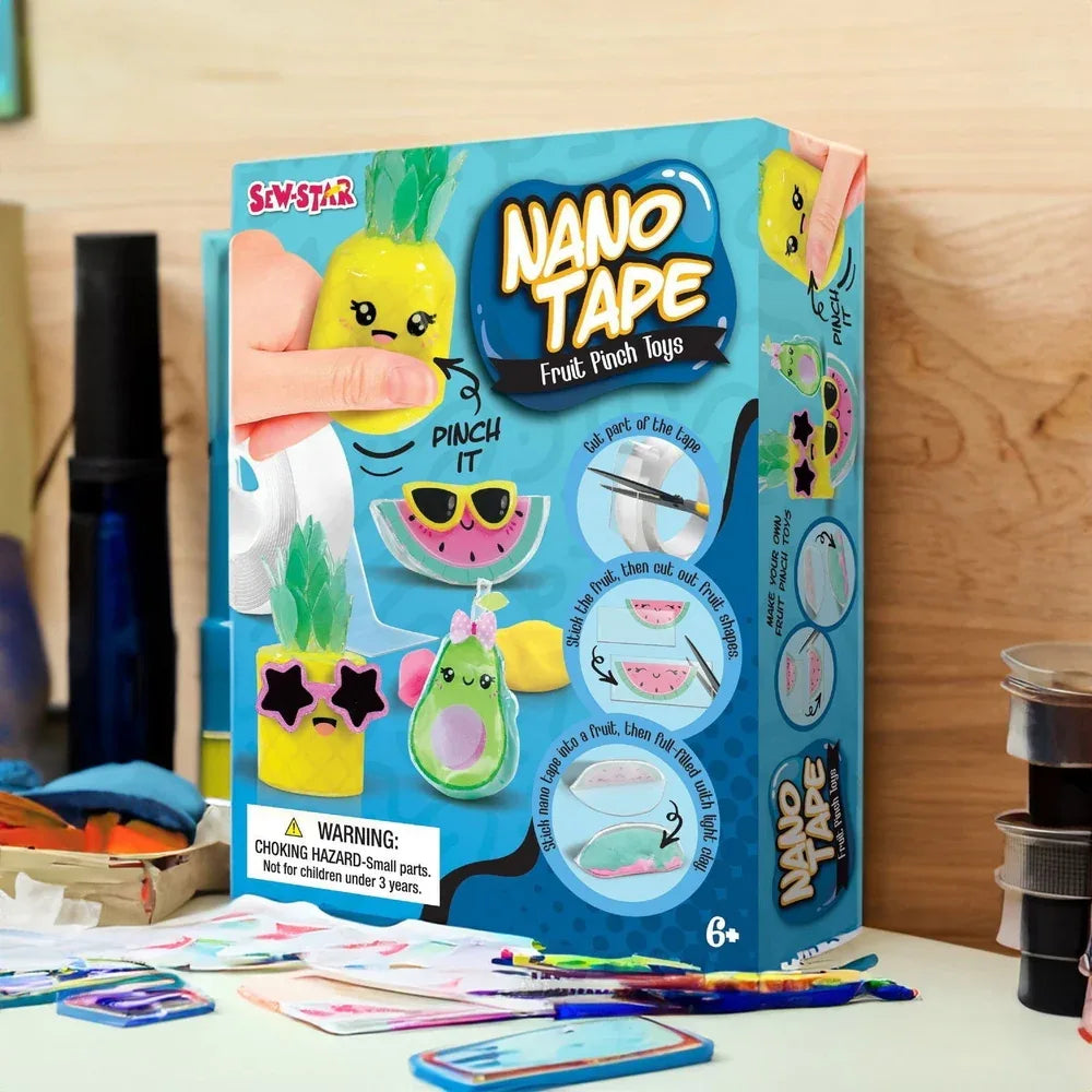 Nano Tape Bubble Pinch Toys - Fruit - Toys in kuwait